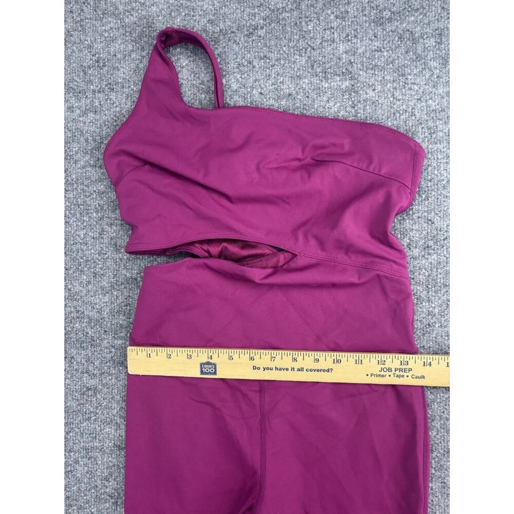Free People‎ Movement One Shoulder Unitard Womens M Cutout One Piece Bodysuit